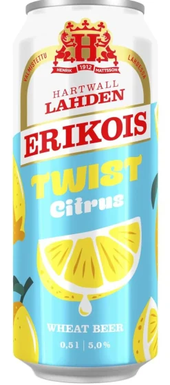LAHDEN ERIKOIS TWIST CITRUS WHEAT 5% TLK 500 ML