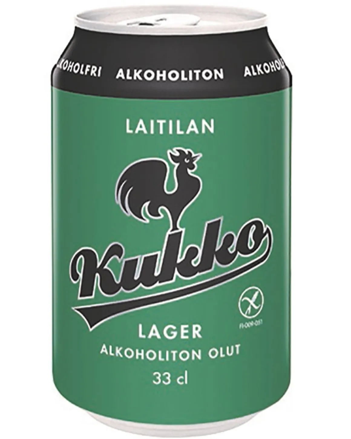 LAITILAN KUKKO LAGER 0% TLK 330 ML