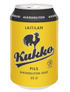 LAITILAN KUKKO PILS 0% TLK 330 ML