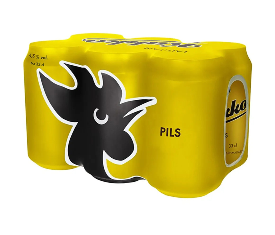 LAITILAN KUKKO PILS 4,5% 0,33 TLK 6-PACK 1,98 L