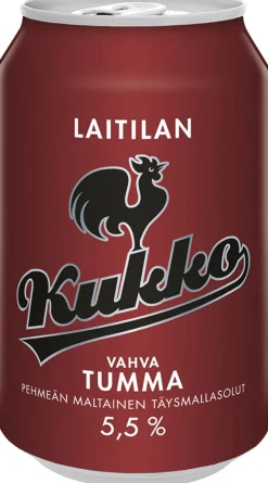 LAITILAN KUKKO VAHVA TUMMA LAGER 5,5% TLK 330 ML