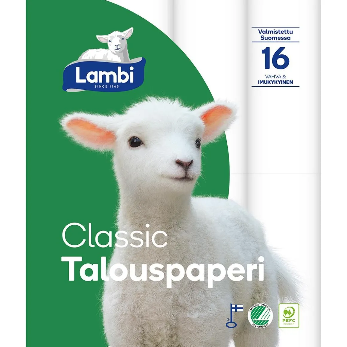 LAMBI TALOUSPYYHE 16RL 16 KPL