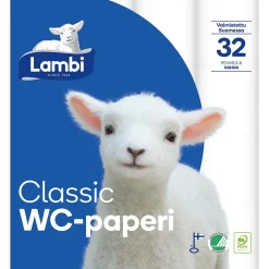 LAMBI TOILET VALKOINEN 32RL 32 KPL