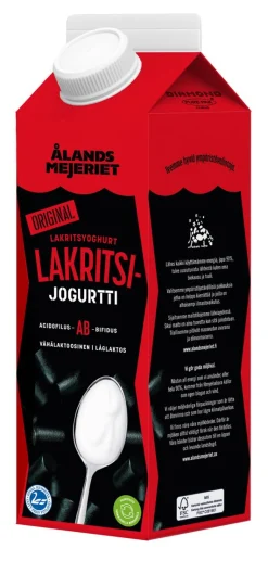 ÅLANDSMEJERIET LAKRITSIJOGURTTI 1KG