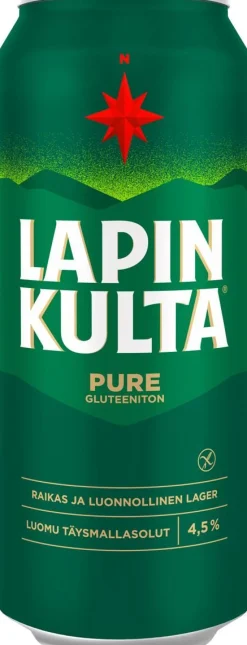 LAPIN KULTA PURE 4,5% GLUTEENITON LUOMU TLK 500 ML