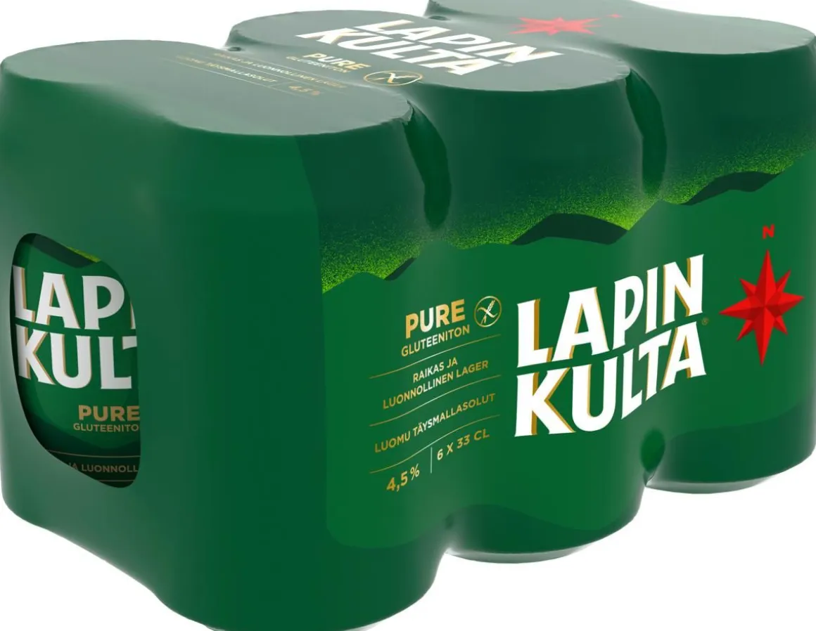 LAPIN KULTA PURE 4,5% 0,33 TLK 6-PACK 1,98 L