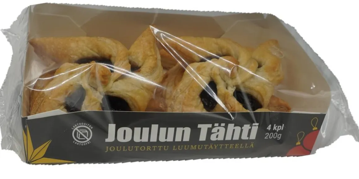 LAPIN LEIPOMO JOULUTORTTU KÄSINLEIVOTTU 4KPL 200 G