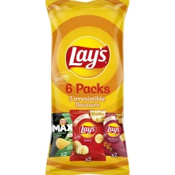 LAY'S 6-PACK PERUNALASTU 165 G