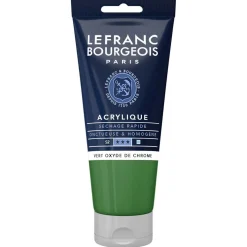 L&B FINE ACRYLIC 80ML 542 CHROMIUM OXIDE GREEN