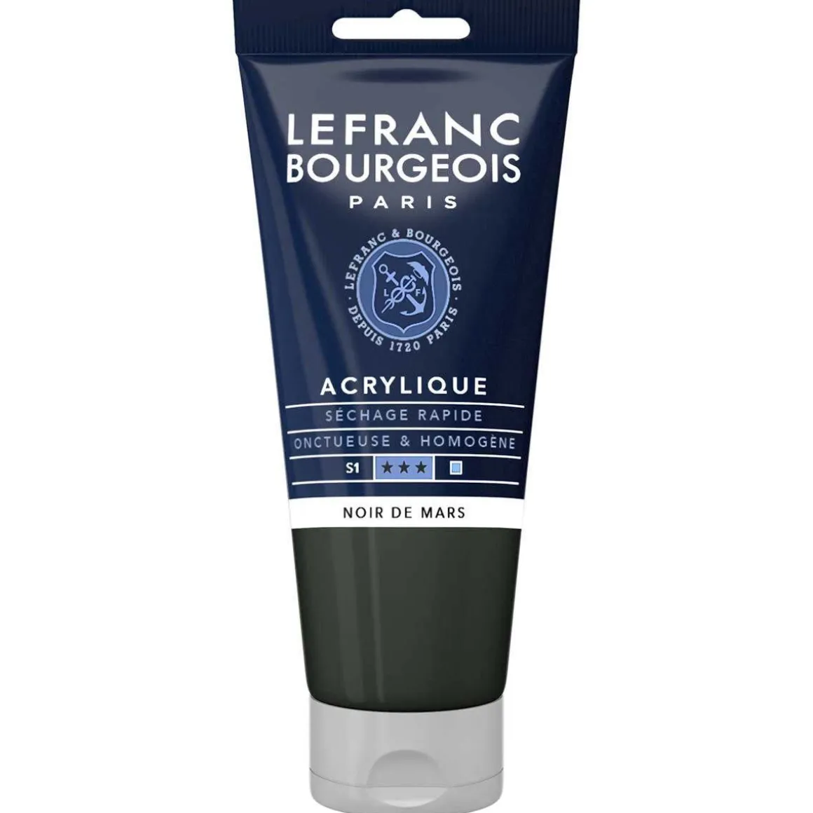 L&B FINE ACRYLIC 80ML 271 MARS BLACK