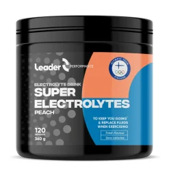 LEADER PERFORMANCE ELEKTROLYYTTIJAUHE PERSIKKA 360 G