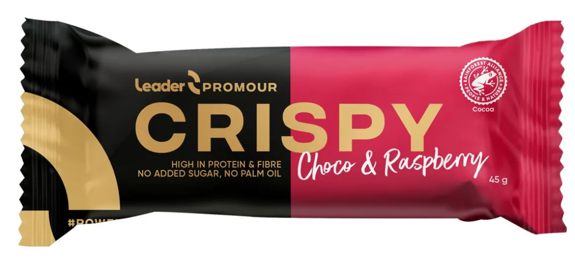 LEADER PROMOUR CRISPY MILK CHOCO & RASPBERRY 45 G