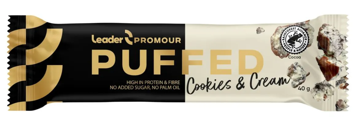 LEADER PROMOUR PUFFED COOKIES & CREAM 40 G