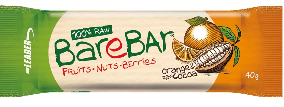 LEADER BAREBAR ENERGY APPELSIINI KAAKAO LAKTON GTON 40 G