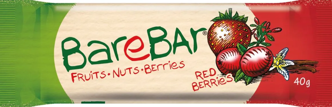 LEADER BAREBAR RED BERRIES 40 G