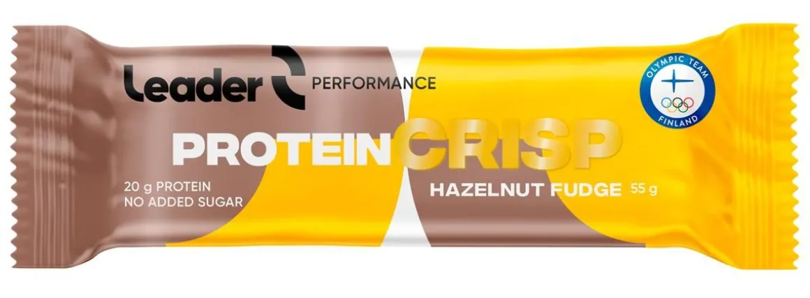 LEADER PERFORMANCE PROTEIN CRISP HAZELNUT FUDGE 55 G