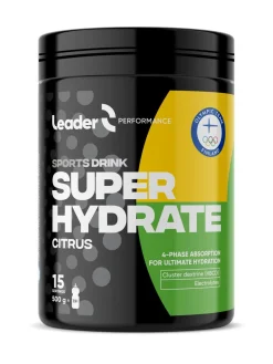 LEADER PERFORMANCE SUPER HYDRATE SPORTS DRINK CITRUS 560 G