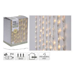 LED 220 VALOVERHO LÄMMIN VALKOINEN 200X100CM, SISÄ- JA ULKOKÄYTTÖÖN