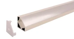 LED ENERGIE ALUMIINIPROFIILI 1M KULMA VALKOINEN