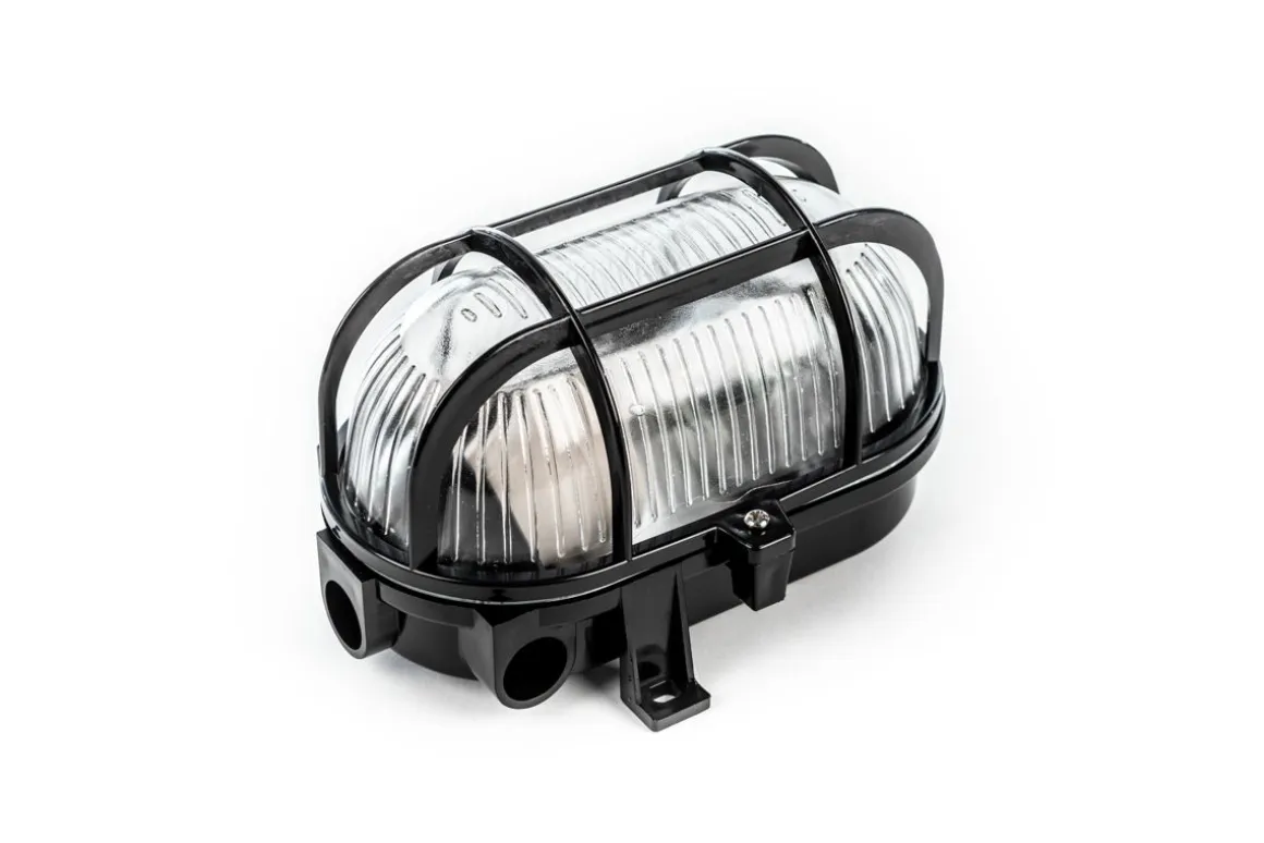 LED ENERGIE LAIVAVALAISIN E27 MAX 40W MUSTA KEHYS JA RISTIKKO