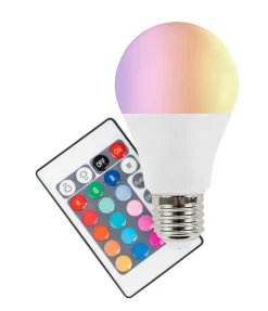 LED ENERGIE LED-VAKIOKUPULAMPPU 9W 800LM RGB+W 2700K A60/E27 KAUKOSÄÄTIMELLÄ