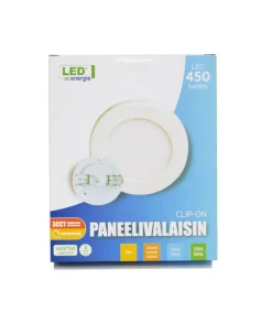 LED ENERGIE PANEELIVALAISIN CLIP-ON 3CCT DIM 6W 450LM, 3000-400