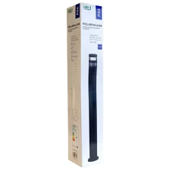LED ENERGIE POLLARIVALAISIN BONN E27, 800MM, PYÖREÄ, MUSTA