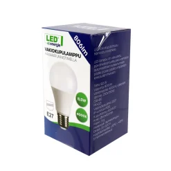 LED ENERGIE VAKIOKUPULAMPPU E27 HÄMÄRÄTUNNISTIN E27 A60 806LM 8,5W 4000K