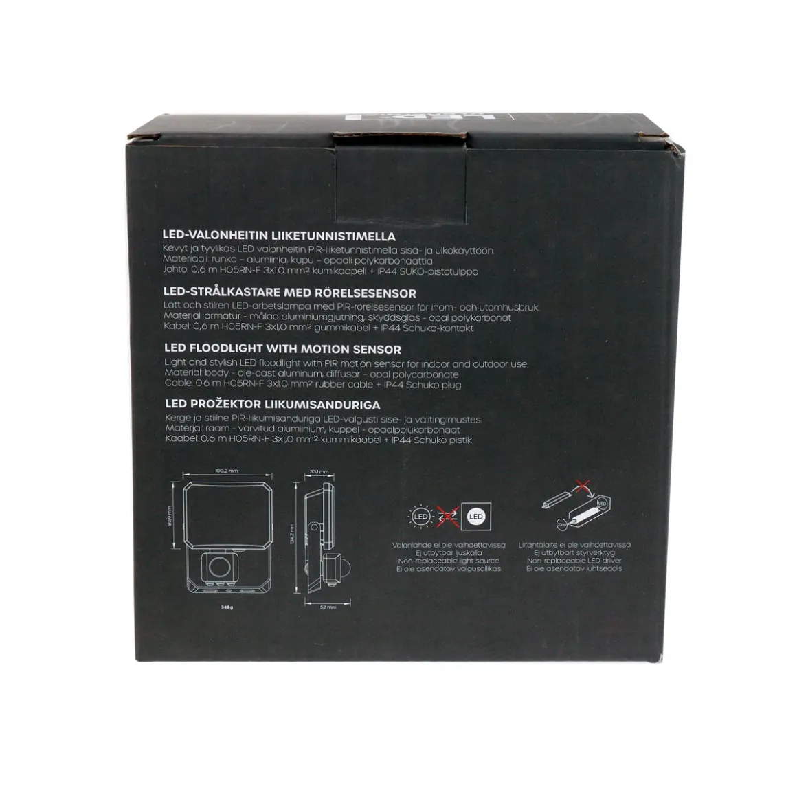 LED ENERGIE VALONHEITIN DOME 20W 1800LM 4000K IP43 PIR