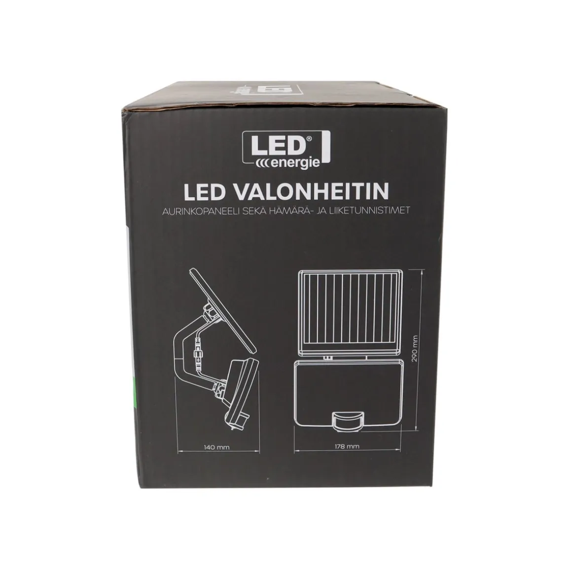 LED ENERGIE VALONHEITIN SOLAR 10W 1200LM 4000K IP43 CDTE-PANEEL