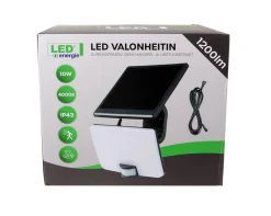 LED ENERGIE VALONHEITIN SOLAR 10W 1200LM 4000K IP43 CDTE-PANEEL