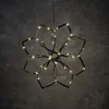 LED KUKKA 40CM PARISTOILLA MUSTA