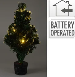 LED PÖYTÄKUUSI 22X22X45CM LÄMMIN VALKOINEN