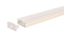 LED ENERGIE ALUMIINIPROFIILI 1M SUORA VALKOINEN