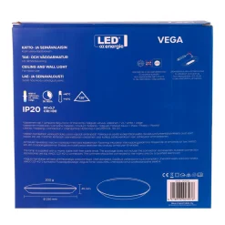LED ENERGIE KATTOVALAISIN VEGA 12W 1020LM 4000K Ø230MM IP20