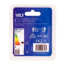 LED ENERGIE LAMPPU G4 12V 1,2W 90LM 3000K 2 KPL