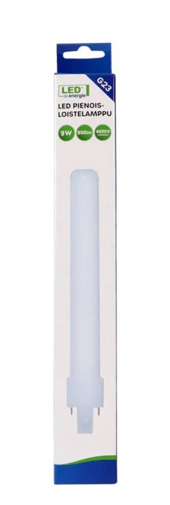 LED ENERGIE LED G23 PL-LAMPPU 9W G23 900LM 4000K 232X32X21MM