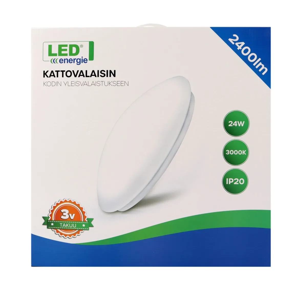 LED ENERGIE LED KATTOVALAISIN (PLAFONDI) 24 W 2400 LM (41 CM)