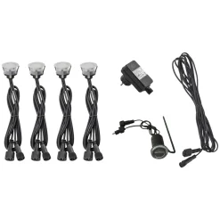 LED ENERGIE TERASSI- JA PORRASVALOSARJA 4-OSAINEN, 4 X 4W,