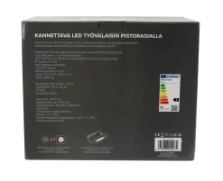 LED ENERGIE TYÖVALAISIN 30W 3200LM IP44 KANNETTAVA PISTORASIALLA