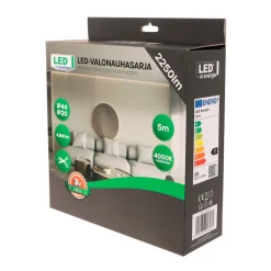 LED ENERGIE VALONAUHASARJA 5M 24W 2250LM 4000K IP20/IP44
