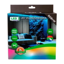 LED ENERGIE VALONAUHASARJA RGB+W 21,6W 3M