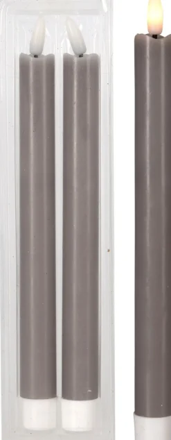 LED ILLALLISKYNTTILÄ  23CM HARMAA