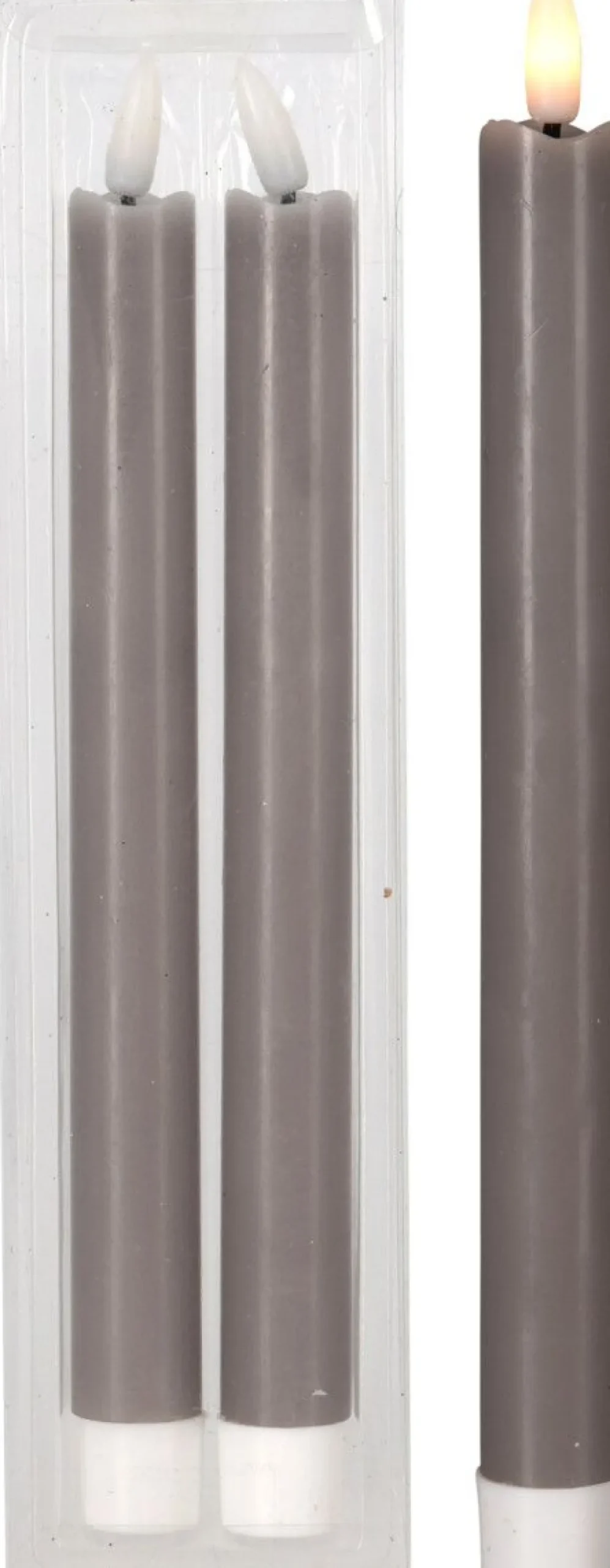 LED ILLALLISKYNTTILÄ 23CM HARMAA