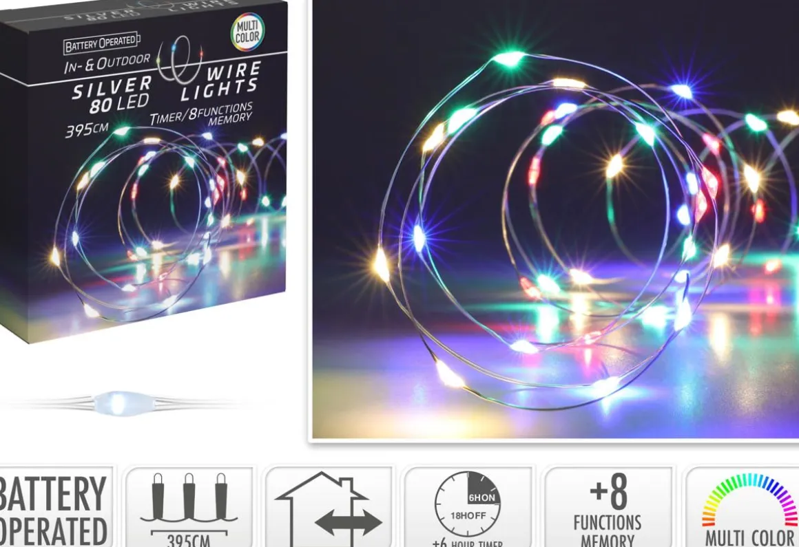 LED 80 PARISTOVALOLANKA AJASTIMELLA JA TOIMINNOILLA, MONIVÄ