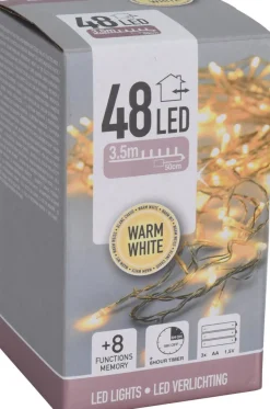 LED 48 PARISTOVALOSARJA TOIMINNOILLA JA AJASTIMELLA, LÄMMIN