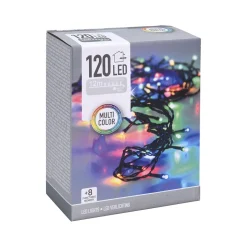 LED 120 PERUSVALOSARJA MULTICOLOUR, TUMMA JOHTO, ULKO- JA