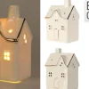 LEDTALO 8X6X12CM VALKOINEN LAJITELMA