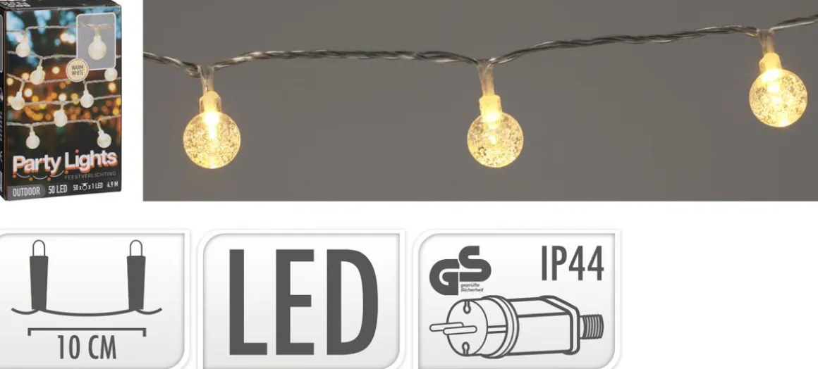 LED VALOKETJU (50 LAMPPUA)