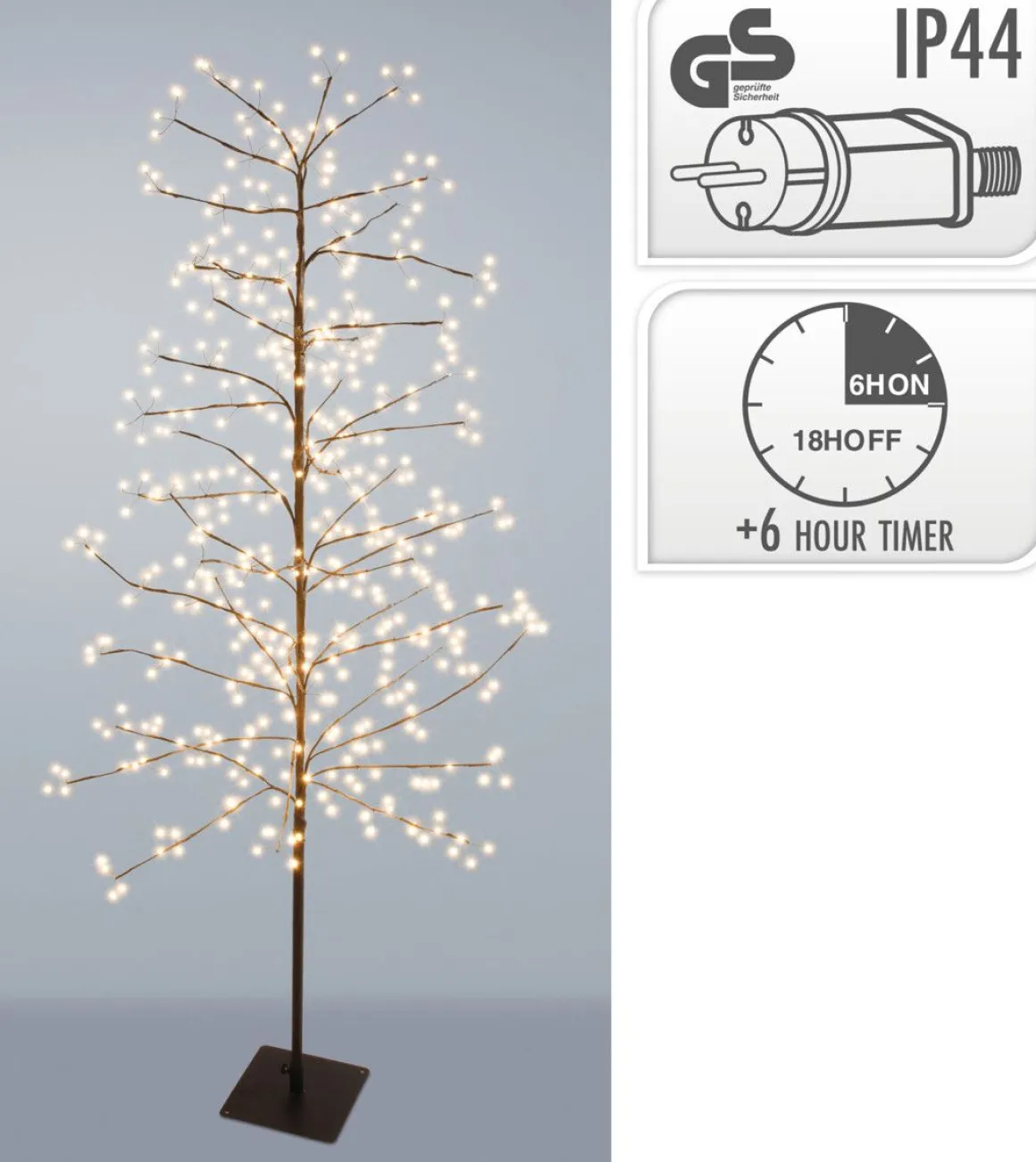 LED VALOPUU 150CM LÄMMINVALKOINEN
